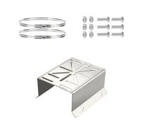 Avec support de haute compatibilité pour caméras de surveillance et panneau solaire adapté à différentes surfaces en acier inoxydable avec accessoires d'installation