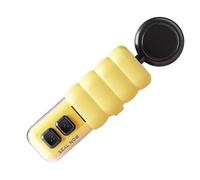 Avejjbaey Scellant de sac à frites rechargeable 3 en 1 avec décapsuleur, machine à refermer la chaleur portable pour puces, sacs rechargeables, jaune/noir, Machine à refermer portable