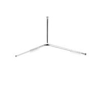 Avenarius free living! Tringle de rideau de douche, raccourcissable, avec fixation au plafond, 9004800010,