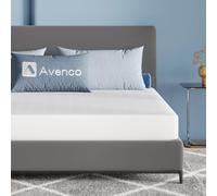 Avenco Matelas 90x190, 18CM, Matelas à Mémoire de Forme en Gel, Mousse en Matériau Bambou, Certifié Sûr et Fiable par CertiPUR-US et Oeko-TEX, Sommeil Frais, Evacuation de L'humidité, Lavable