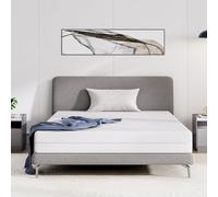 Avenco Matelas 90x190, Hauteur 18 cm, Mousse en Fibre de Bambou, 7 Zones de Confort, Deux Faces Utilisable, Degré de Dureté H3 et H4, avec Housse Amovible