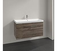 Avento Villeroy und Boch vasque A89200RK 98x51,4x45,2cm, 2 tiroirs, suspendu, Stone Oak