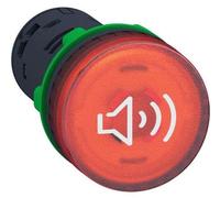 Schneider Electric - Avertisseur sonore lumineux Harmony XB5KS2B4 24 V AC/DC Rouge