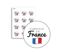 Avery - 140 Etiquettes Fabriqué En France Rondes Autocollantes - 35 Mm - Papier Recy abriqué En France - 4 Planches A4 De Stickers Fabrication Française Pour Entrepreneurs