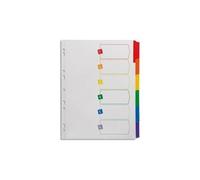 Avery Intercalaires 6 Touches . En Carte Blanche, Onglets Plastifiés De Coule...