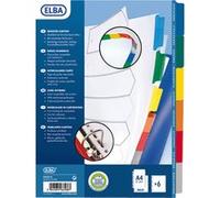Avery - Intercalaires Carte Blanche 180g Mylar -jeu De 6 G