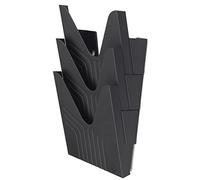 Avery - Lot de 3 Corbeilles Murales Noires