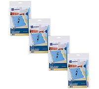 Avery Mini intercalaires en plastique durable pour classeurs à 3 anneaux et classeurs à 7 anneaux, 14 x 21,6 cm, ensembles de 5 onglets, multicolore, 4 ensembles d'intercalaires (21982)