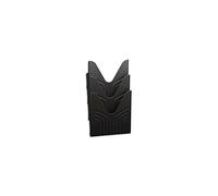 Avery - Lot de 3 Corbeilles Murales Noires
