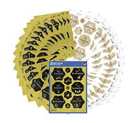 AVERY Zweckform 51050 Lot de 204 autocollants de Noël (autocollants de Noël joyeux noël noël noël autocollants décoration de Noël, cadeaux, cartes, sacs, travaux manuels)