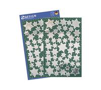 Avery Autocollants de Noël ZDesign Étoiles Argent
