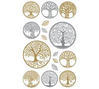 Avery Zweckform 55654 métallique Arbre de Vie 14 Sticker