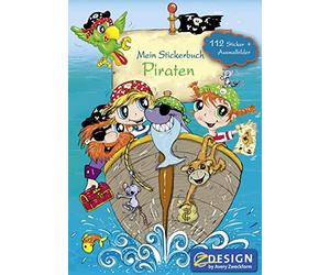 Avery zweckform 57797-stickers-livres de jeu pour enfant pirate motivbuch 112 avec autocollants