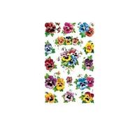 Avery - zweckform design-z sticker stiefmütterchen en papier contenu: 3 planches de 15 sticker (4398) ek handel