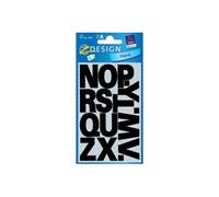 Stickers de lettres, lettres A-Z, noir