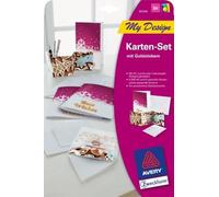 Avery zweckform glückwunschkartenset 6St. a5 3St. leporello z-design incluse-lot de 2