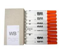 Avery Zweckform Lot de 10 marqueurs pour tableau blanc orange effaçables pour tableaux et tableaux blancs