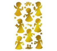 Avery Autocollants de Noël 52771 Lot de 36 Matériau spécifique Anges dorés