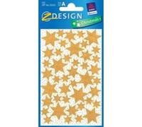 Avery Zweckform 52225 Planche de 86 autocollants de Noël Étoiles