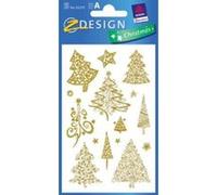 Avery zweckform stickers de noel arbres 2 x 10 stickers 52273 G