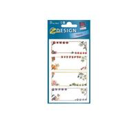 Avery Zweckform Z-Design Home - Étiquettes en papier autocollantes - cadre de fruits - 12 étiquette(s) ( 3 feuille(s) x 4 )
