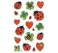 Avery Zweckform Zdesign Autocollants ? Coccinelle Et Trèfle