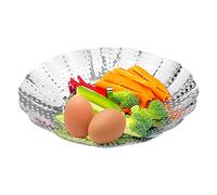 Avesteir panier à vapeur de légumes, cuit vapeur en Acier Inoxydable, Pliable Panier Vapeur De Qualité Alimentaire avec Pieds Antidérapants, Ajustable panier de fruits pour Cuire Légumes, Aliments