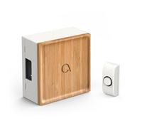 Avidsen Bamboo Carillon Filaire 8-12 V AC avec Bouton IP44 | Carillon et bouton filaires, alimentation 8-12 V AC, bouton IP44, fixation murale et réutilisation du câblage existant