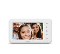 Avidsen Écran Supplémentaire Élia 2 Families, Moniteur 7" pour Visiophone Filaire Deux Foyers, Contrôle Indépendant Portail, Polarity Protect
