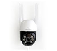 Avidsen HomeCam 2K PTZ Caméra Extérieure Wi-FI Motorisée | Vidéo 1440p 2K, Wi-Fi 2,4 GHz, suivi automatique, vision nocturne 25 m, sirène 75 dB, audio bidirectionnel et microSD 128 Go