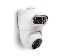 Caméra extérieure filaire Wifi Avidsen HomeCam Dual 2K 3MP - Double objectif motorisé - Sirène