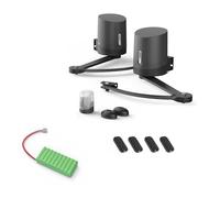 Avidsen Orane 510 Motorisation Portail Battant 5 m/500 kg Avec Batterie | Jusqu’à 5 m/500 kg, 2 moteurs 24 V, batterie de secours, 4 télécommandes, photocellules, feu inclus
