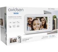 Avidsen Set pour 2 logements filaire Moniteur supplémentaire blanc