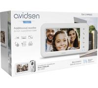 Avidsen Set pour 2 logements filaire Moniteur supplémentaire blanc