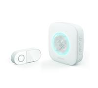Avidsen Sonnette sans fil Sona – Portée 200 m, Flash LED, 36 mélodies, Volume réglable, Blanc
