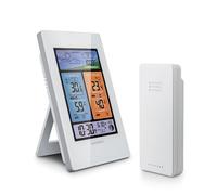 Avidsen Station Météo Couleur Avec Sonde, Phases Lunaires, 60 m | Température, humidité et pression intérieur/extérieur, prévisions, phases lunaires, alarme, sonde 60 m, adaptateur inclus