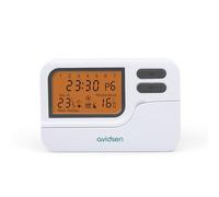 Thermostat filaire programmable Avidsen Chrono - Programmation hebdomadaire 6 périodes 5-35°C Blanc