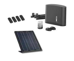 Avidsen Zenia 250 Motorisation Portail Coulissant Solaire 4 m/250 kg | 4 m/250 kg, moteur 24 V, alimentation solaire, 4 m de crémaillère, 4 télécommandes, ouverture droite/gauche