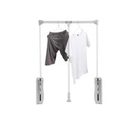 Avilia Bâton porte-manteau réglable et extensible, en acier chromé, 83 - 115 cm, fixation facile et rapide