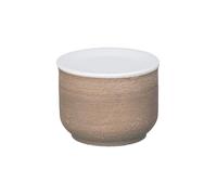 Avilia Boîte de rangement pour salle de bain - Boîte de rangement multifonction pour cuisine et chambre, en polyrésine, 10 x 10 x 7,5 cm, marron