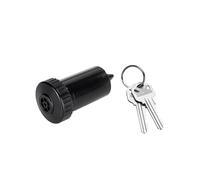 Avilia Cachette pour clés en forme d'irrigateur - Cachette pour clés jusqu'à 8 cm, en plastique, 11,8 x 5,8 cm, Noir, ND