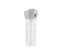 Avilia Distributeur de Voyage 4 en 1 - Flacon avec 4 récipients de 40 ML chacun et 15 Autocollants, capacité Totale 160 ML, idéal pour crèmes, parfums et désinfectant, en ABS, 6,5 x 16,8 x 6,5 cm