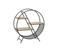 Avilia Étagère de Rangement Ronde en métal de 55,5 cm, élégante et Polyvalente, Parfaite pour la Maison, Le Bureau et Les environnements Modernes ou Traditionnels