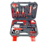 Avilia Lot de 143 outils à main avec mallette - Kit complet pour le bricolage, le bricolage et les travaux professionnels