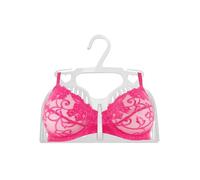 Avilia Lot de 2 cintres pour Soutien-Gorge en Plastique - cintres de Soutien-Gorge, Garde la Forme et évite Les grinze - Porte-Manteau pour Linge 28,7 x 25,6 x 6,5 cm, Blanc