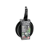 Avilia Lot de 2 poêles antiadhésives avec fond à induction - poêles antiadhésives pour cuisson sans huile, en aluminium recy t revêtement Dura-Tech et poignée en bakélite, 22 et 26 cm