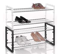 Avilia Meuble à Chaussures Intelligent superposable pour optimiser l'espace de l'armoire - Porte-Chaussures - Organisateur de Chaussures - 65,5 x 4 x 27,3 cm