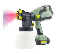 Avilia Pistolet à Peinture à Batterie 20V, HVLP avec Régulateur de Flux - Technologie Basse Pression, 3 Buses, Idéal pour Le Bricolage, Bois et Métal