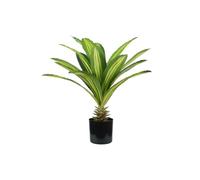 Avilia Plante de Dracaena Faux Polyéthylène 60 cm avec 19 Feuilles - Décoration d'intérieur réaliste avec Design Moderne, idéale pour décoration intérieure et décoration