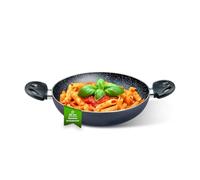 Avilia Poêle en aluminium antiadhésive avec deux poignées en Bakelite 28 cm - résiste aux rayures et aux abrasions et est facile à nettoyer - convient à tous les plans à induction, gaz, vitrocéramique